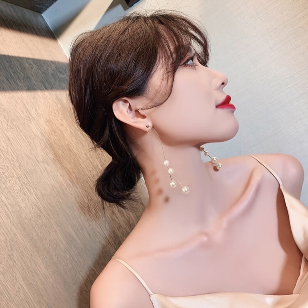 Faux Pearl Earrings